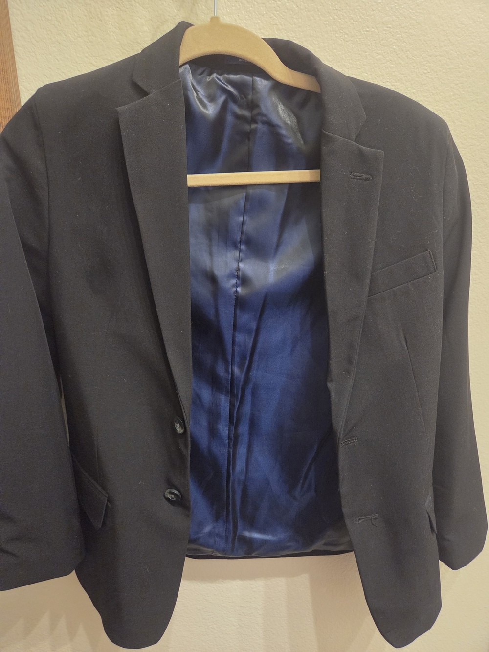 Izod Boys Black Blazer with Navy Lining